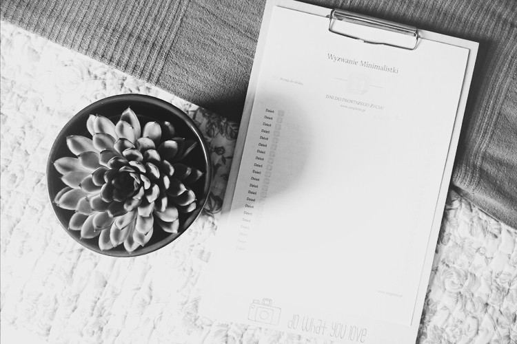 podsumowanie wyzwanie minimalistki minimalizm